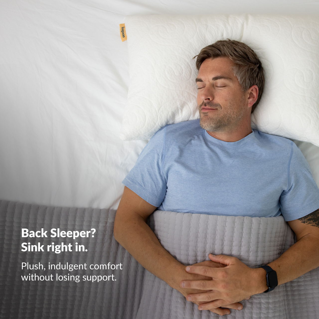The Puffin | Medium Soft Down Alternative Microfiber Pillow