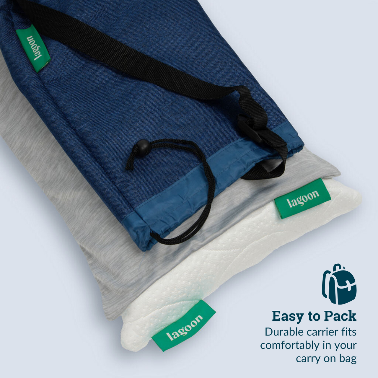 Otter Travel Pillow + Cooling Pillowcase | Kid-Friendly Sized Pillow