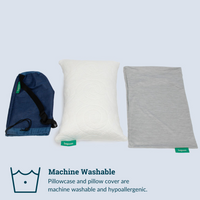 Thumbnail for Otter Travel Pillow + Cooling Pillowcase | Kid-Friendly Sized Pillow