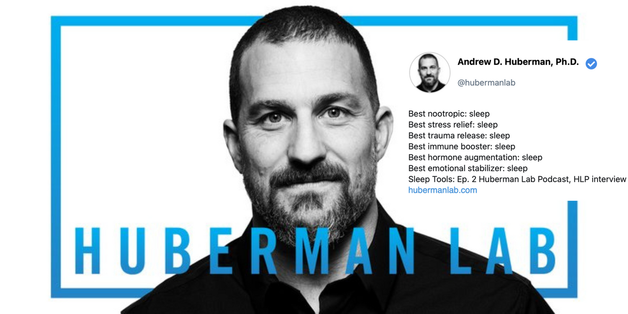 Huberman Lab Toolkit for Sleep Lagoon Blog