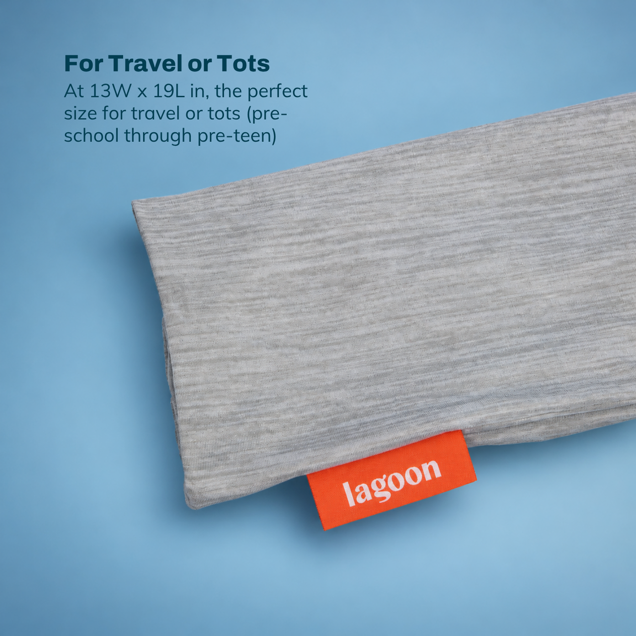 Fox Travel Pillow + Cooling Pillowcase | Kid-Friendly Sized Pillow