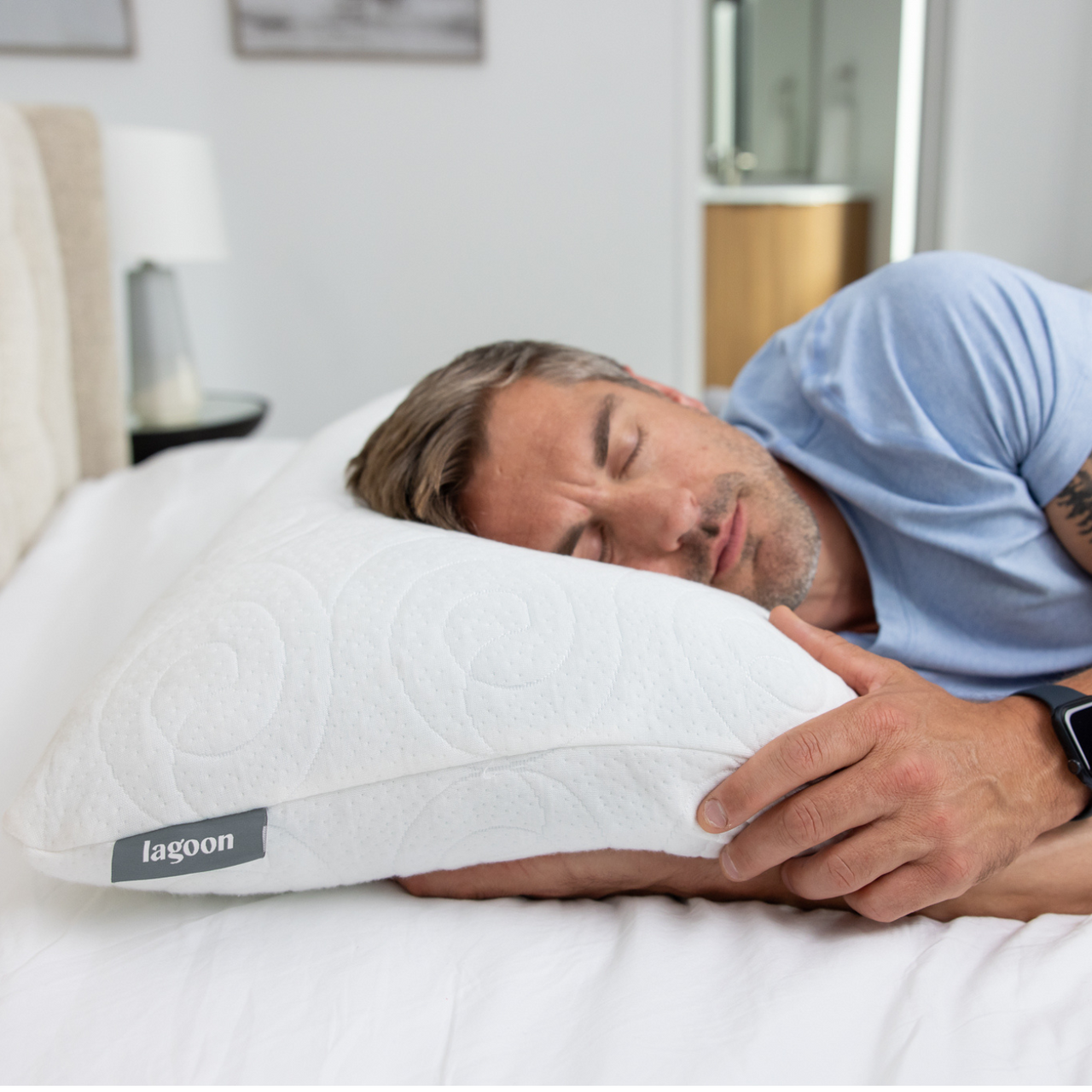 The Whale Premium Pillow from Lagoon