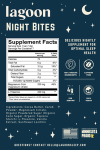 Thumbnail for Dark Chocolate Night Bites | Functional Nightly Sleep Supplement Chocolate Bars