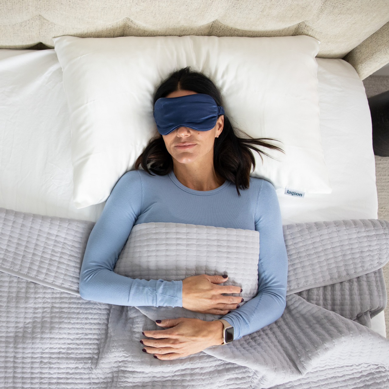 100% Mulberry Silk Performance Cooling Eye Mask