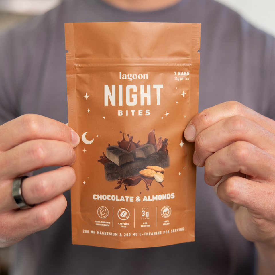Chocolate & Almonds Night Bites | Functional Sleep Chocolate – Lagoon
