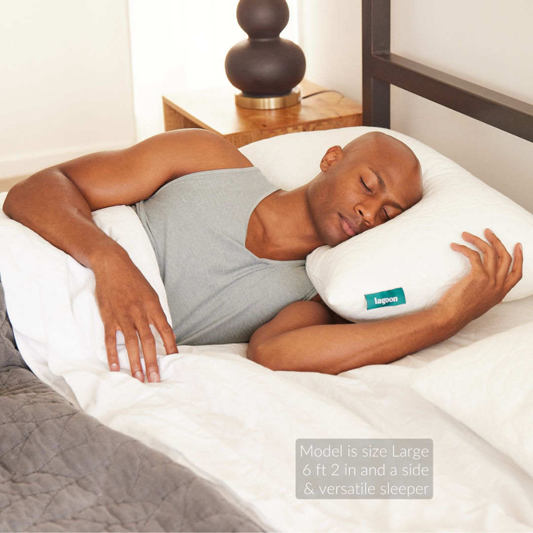 Large best sale foam pillow