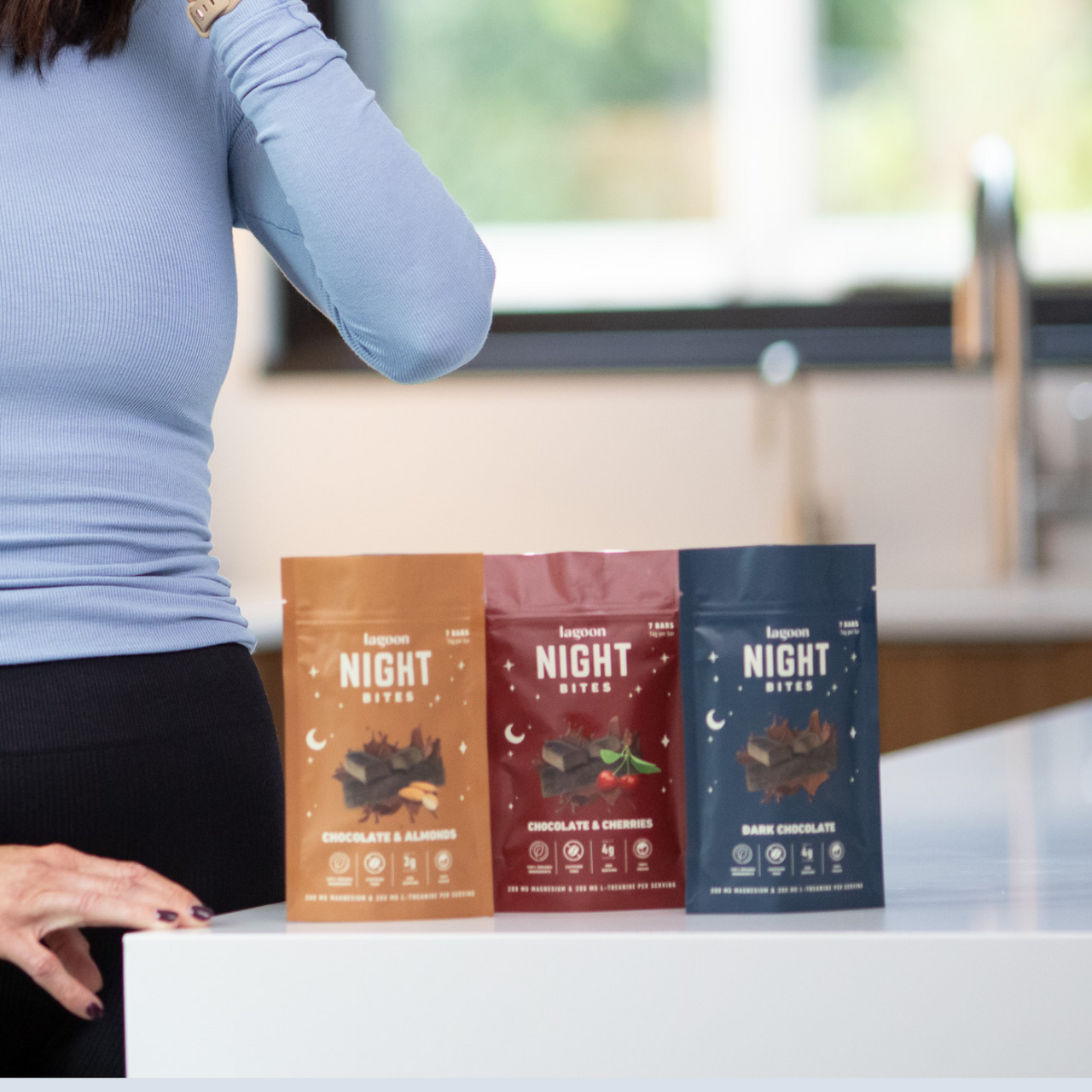 Night Bites Sample Pack | Dark Chocolate, Cherry & Chocolate, Almonds & Chocolate