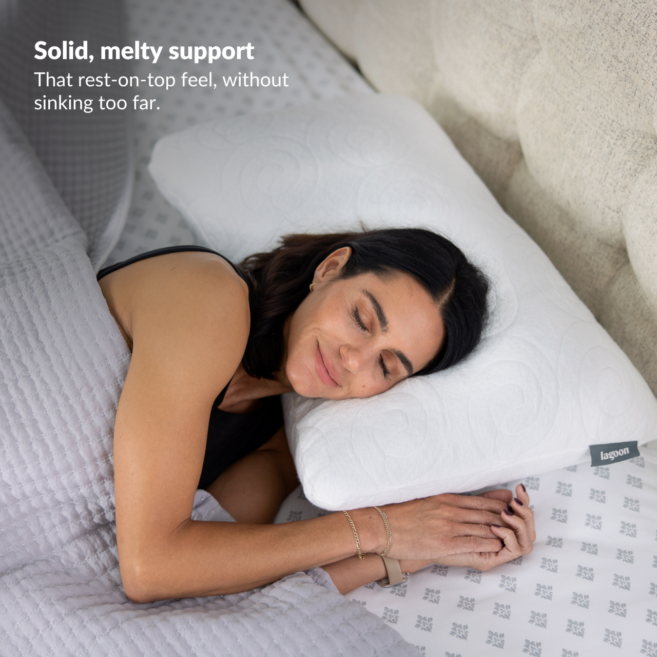 The Whale |  Cooling, Firmer CertiPUR-US Memory Foam Pillow