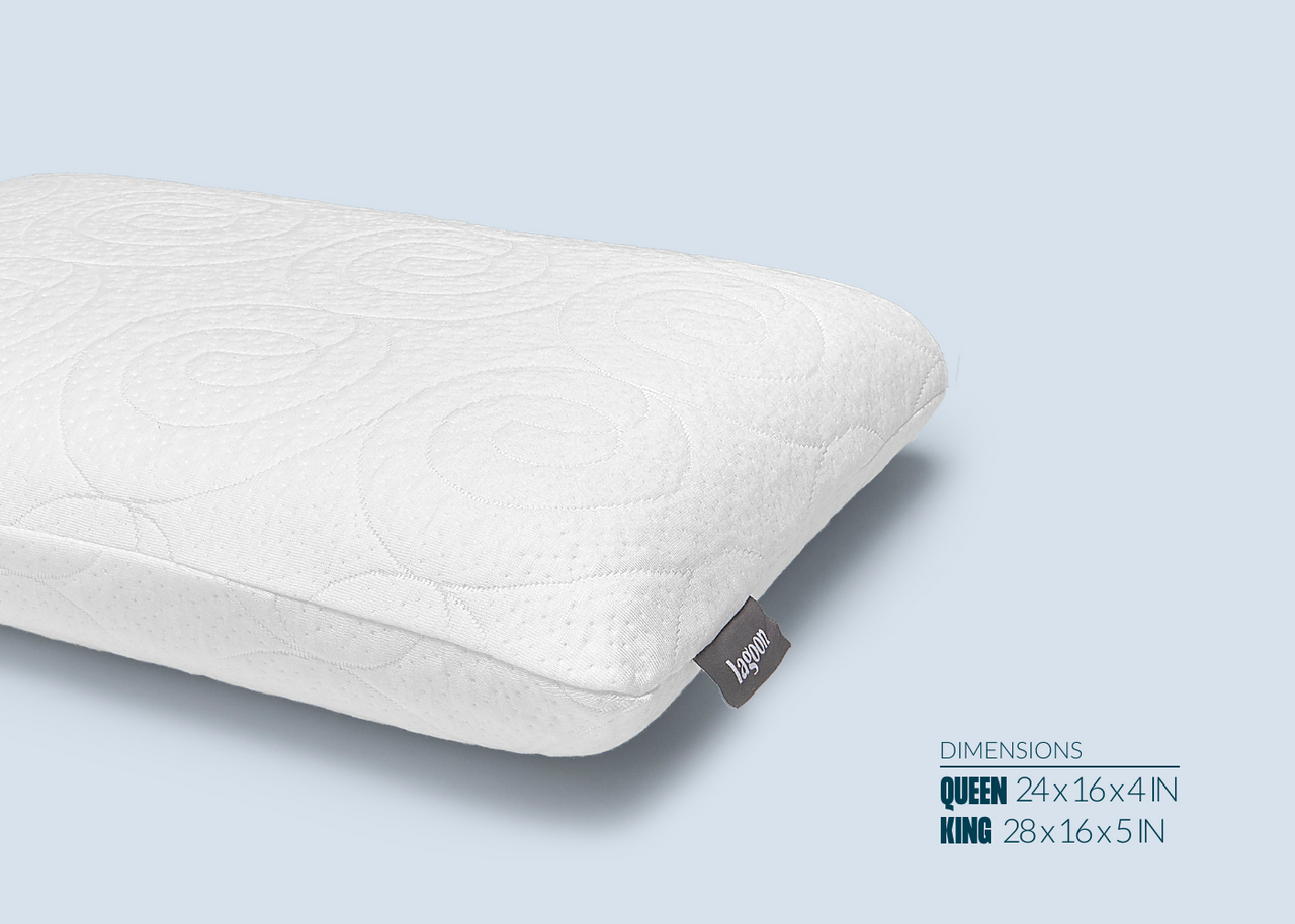 The Hippo |  Cooling, Firmer CertiPUR-US Memory Foam Pillow