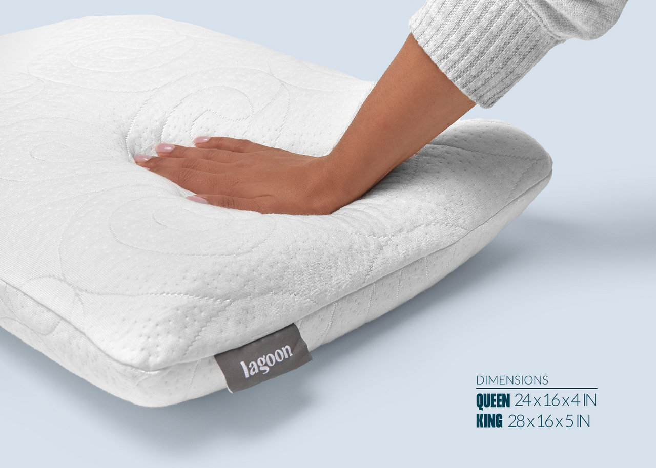 The Hippo |  Cooling, Firmer CertiPUR-US Memory Foam Pillow